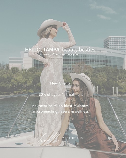 Aesthetic branding for Tampa beauty services promotion